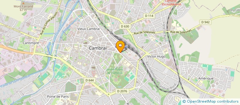 localisation de l'entreprise CAMBRESIS VOYAGES à CAMBRAI