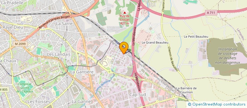 localisation de l'entreprise CAMBREX SARL à CLERMONT-FERRAND