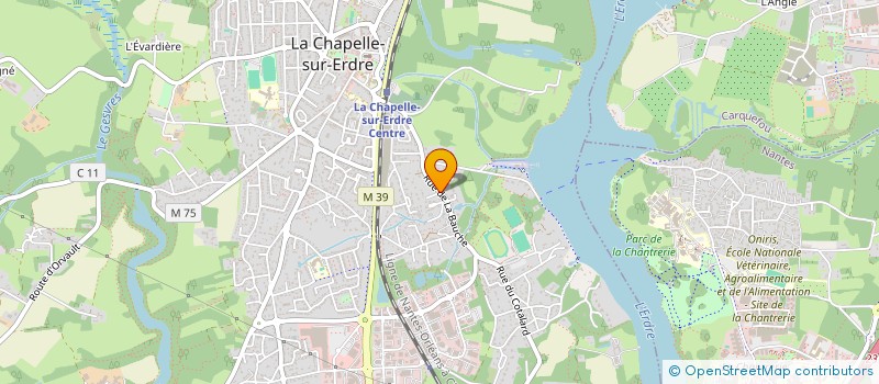 localisation de l'entreprise CAMBRIDGE EXAMS  LA CHAPELLE-SUR-ERDRE