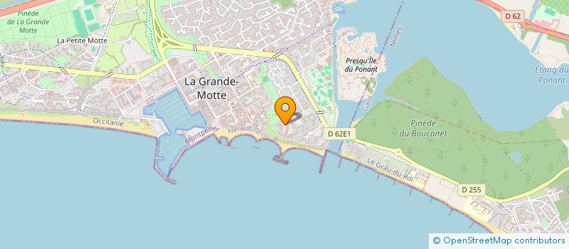 localisation de l'entreprise CAMBRONNE - LANGLOIS INDIVISION  LA GRANDE-MOTTE