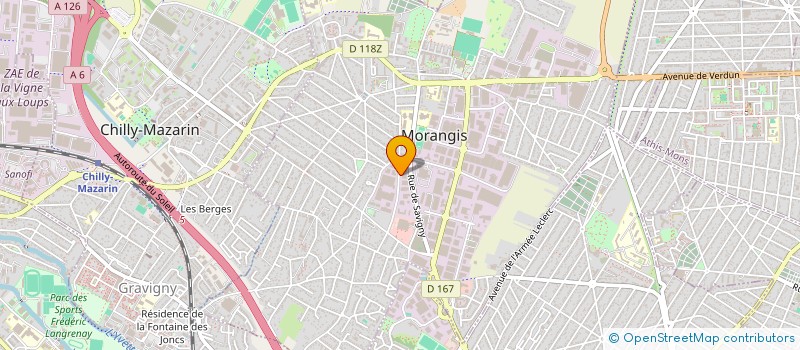 localisation de l'entreprise CAMBSEN à MORANGIS