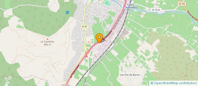 localisation de l'entreprise CAMBULA BTP  CUERS