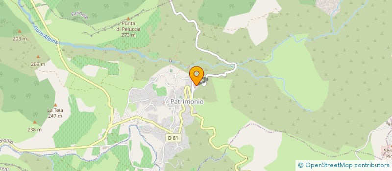localisation de l'entreprise CAMBUSE à PATRIMONIO