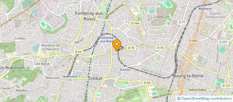 localisation de l'entreprise CAMBYZE CONSULTING à SCEAUX