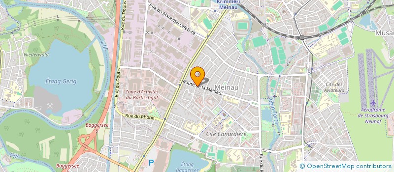 localisation de l'entreprise CAMCI A. à STRASBOURG
