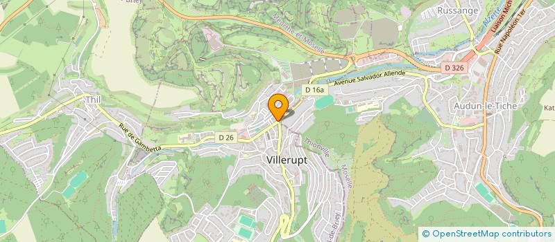 localisation de l'entreprise CAMCO INVEST  VILLERUPT