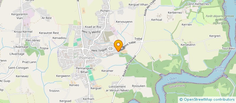 localisation de l'entreprise CAMDAM  PLOMELIN