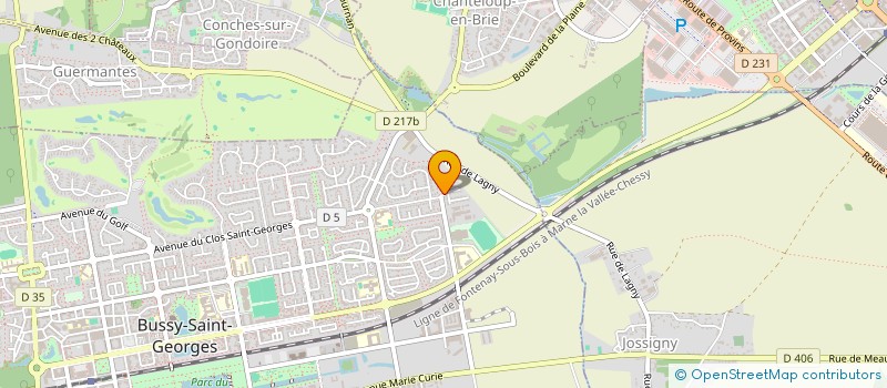 localisation de l'entreprise CAMDEN  BUSSY-SAINT-GEORGES