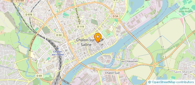 localisation de l'entreprise CAMDEN STORE  CHALON-SUR-SAONE