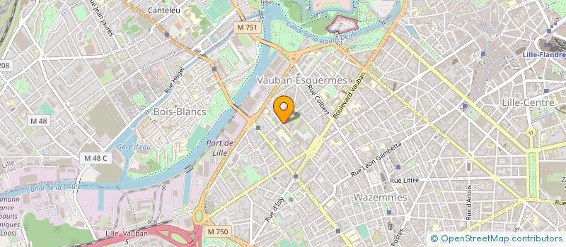 localisation de l'entreprise CAMDENILLE à LILLE