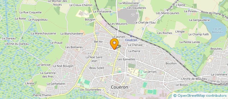 localisation de l'entreprise CAMDENSTONE à COUERON
