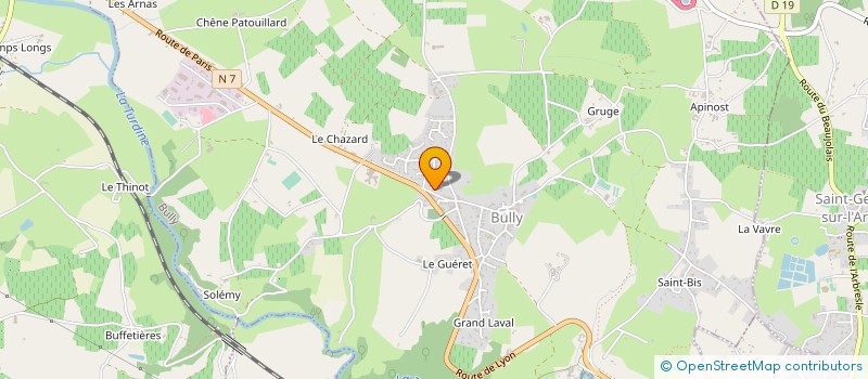 localisation de l'entreprise CAME  BRINDAS