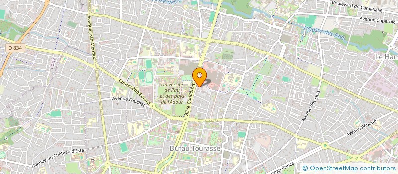localisation de l'entreprise CAMEA à PAU
