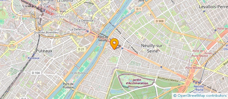 localisation de l'entreprise CAMEATS à NEUILLY-SUR-SEINE