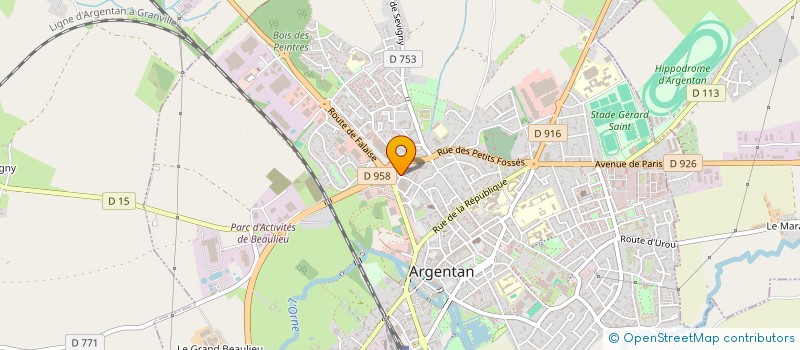 localisation de l'entreprise CAMEC IMMO SARL à ARGENTAN