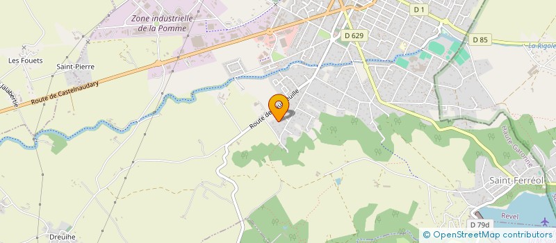 localisation de l'entreprise CAMED MEZIERES  REVEL