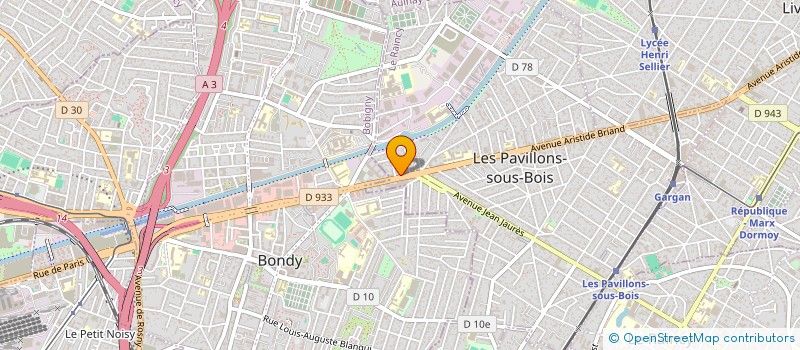 localisation de l'entreprise CAMEDBA  LES PAVILLONS-SOUS-BOIS