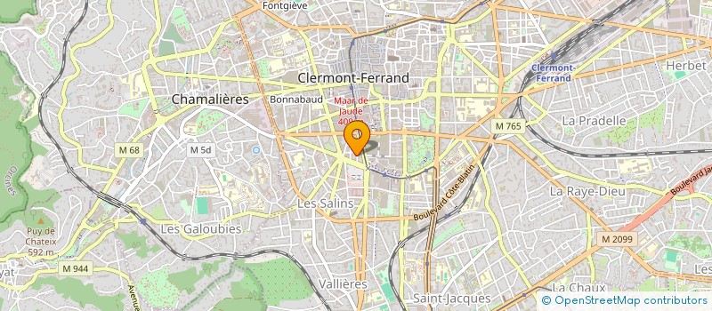 localisation de l'entreprise CAMEHRO à CLERMONT-FERRAND