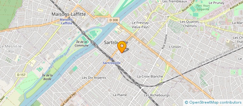 localisation de l'entreprise CAMEL  SARTROUVILLE