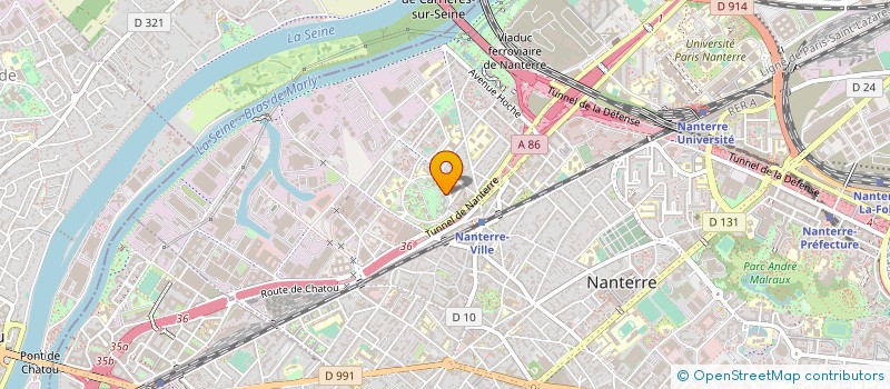 localisation de l'entreprise CAMEL PARIS  NANTERRE