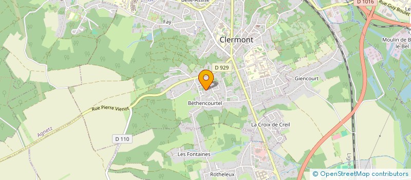 localisation de l'entreprise CAMEL RACING  CLERMONT