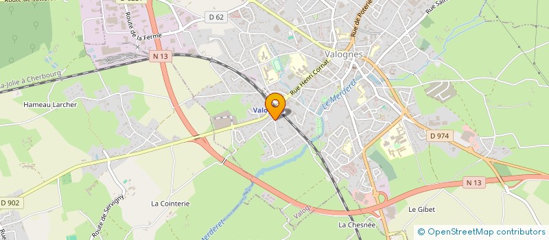 localisation de l'entreprise CAMEL50  SAINT-PIERRE-EGLISE