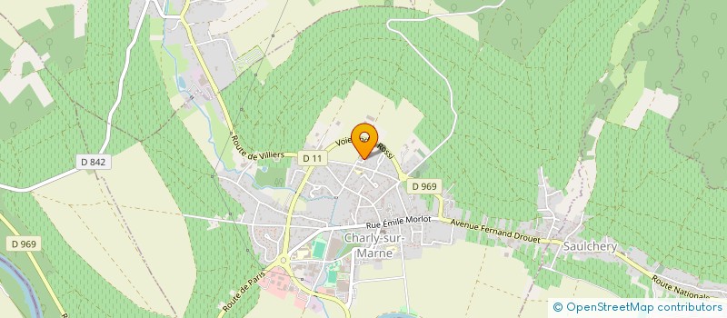 localisation de l'entreprise CAMELEO à CHARLY-SUR-MARNE