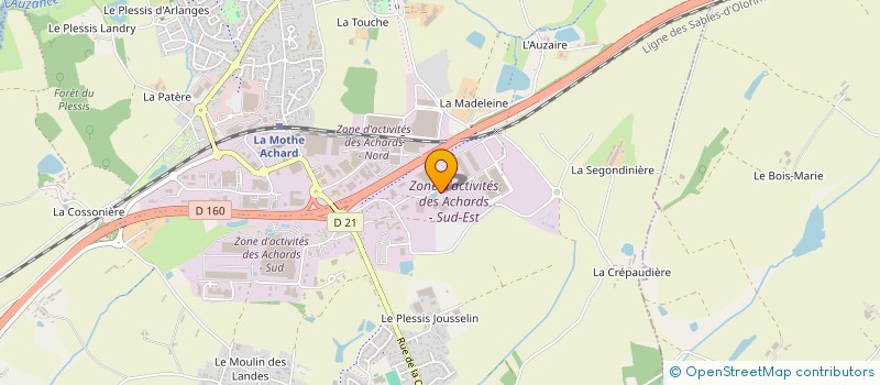 localisation de l'entreprise CAMELEO à LES ACHARDS