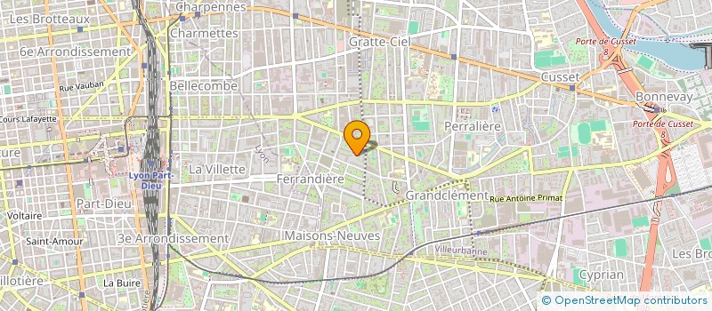 localisation de l'entreprise CAMELEON 1ER  VILLEURBANNE