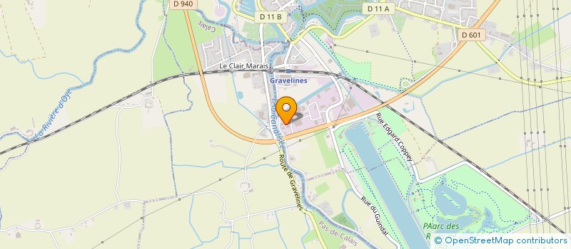localisation de l'entreprise CAMELEON à GRAVELINES
