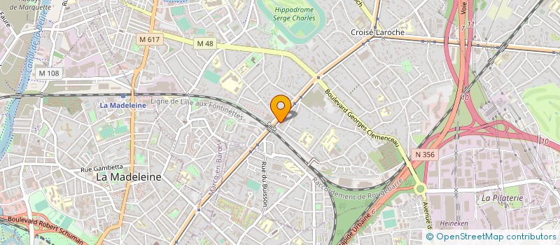 localisation de l'entreprise CAMELEON à MARCQ-EN-BARŒUL
