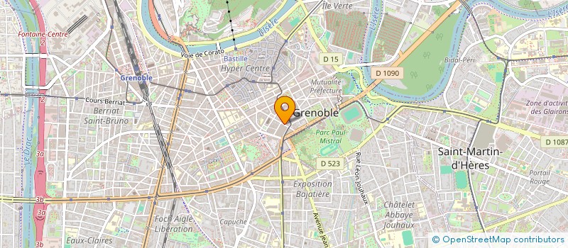 localisation de l'entreprise CAMELEON à GRENOBLE