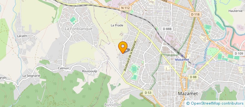 localisation de l'entreprise CAMELEON  AUSSILLON