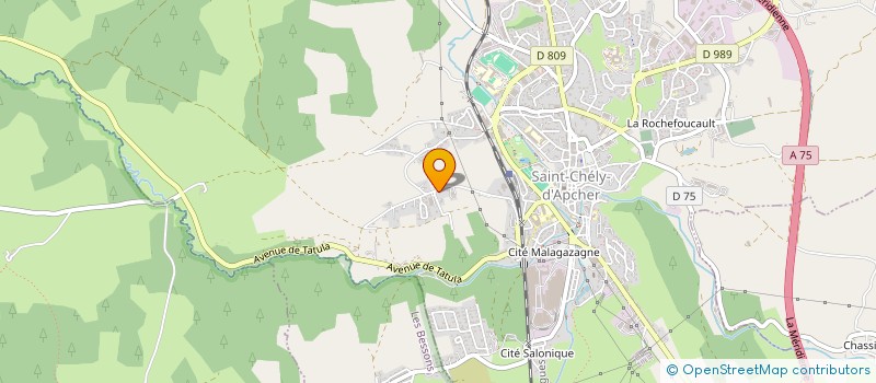 localisation de l'entreprise CAMELEON  SAINT-CHELY-D'APCHER