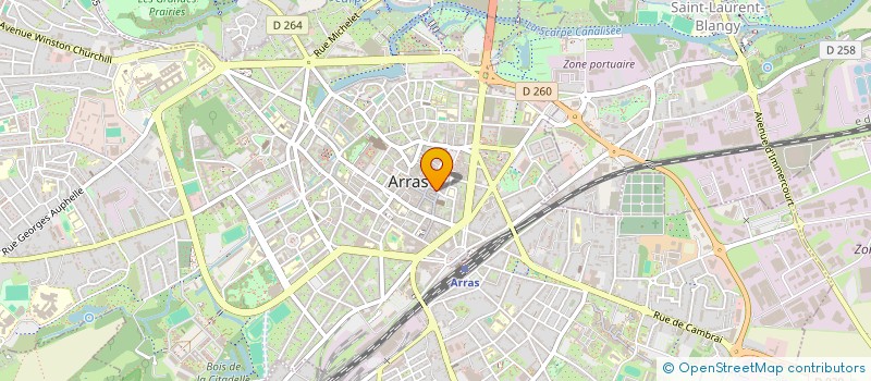 localisation de l'entreprise CAMELEON à ARRAS