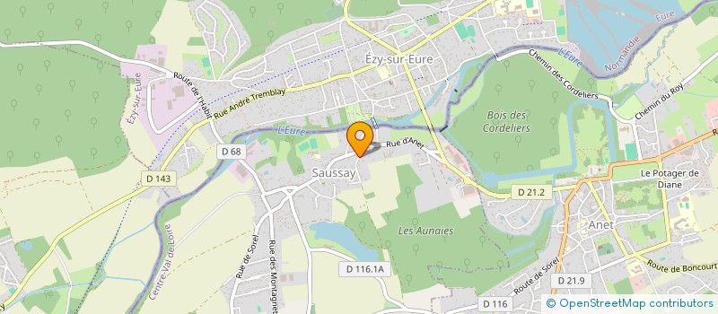 localisation de l'entreprise CAMELEON à SAUSSAY