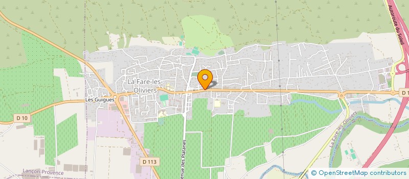 localisation de l'entreprise CAMELEON  LA FARE-LES-OLIVIERS