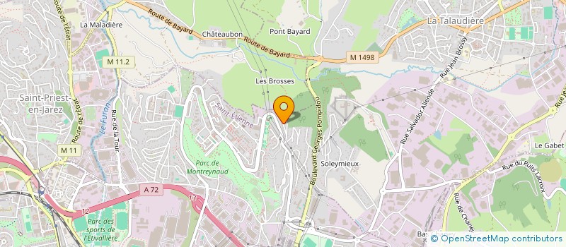 localisation de l'entreprise CAMELEON à SAINT-ETIENNE