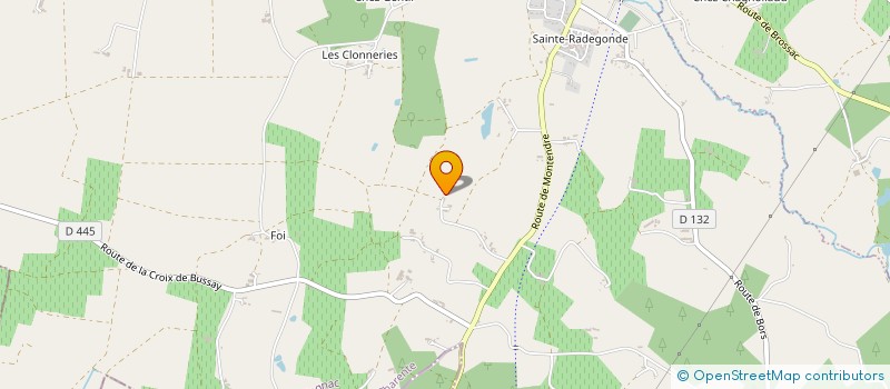 localisation de l'entreprise CAMELEON à BAIGNES-SAINTE-RADEGONDE