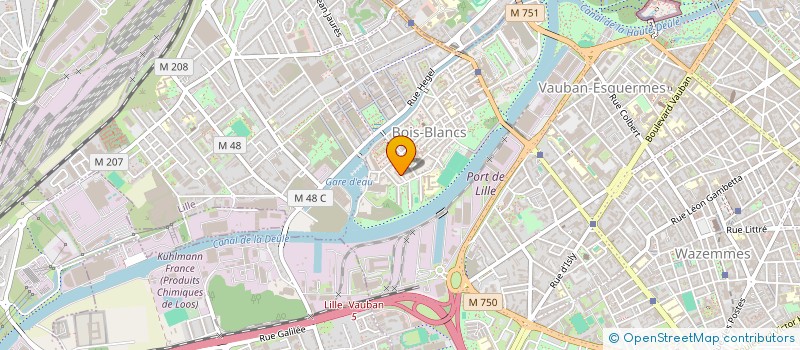localisation de l'entreprise CAMELEON à LILLE