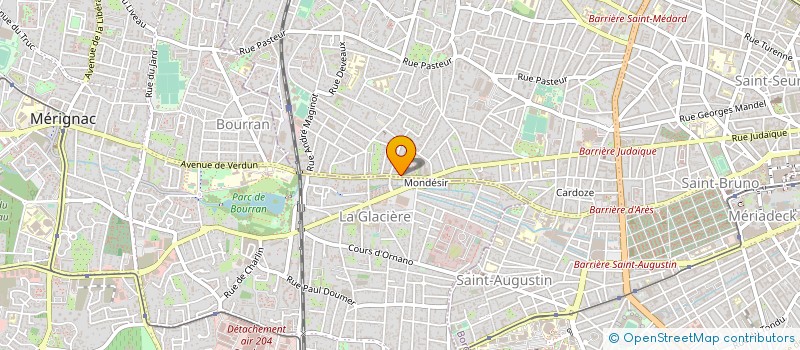 localisation de l'entreprise CAMELEON ASS GPE COMPETEN OPERAT PR ENTR à BORDEAUX