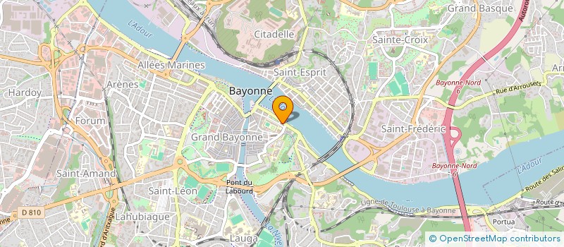 localisation de l'entreprise CAMELEON COMMUNICATION  BAYONNE