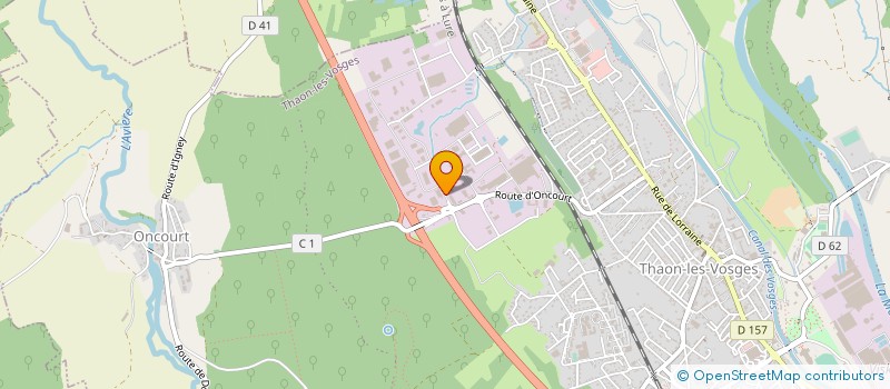 localisation de l'entreprise CAMELEON GRAPHIQUE  THAON-LES-VOSGES