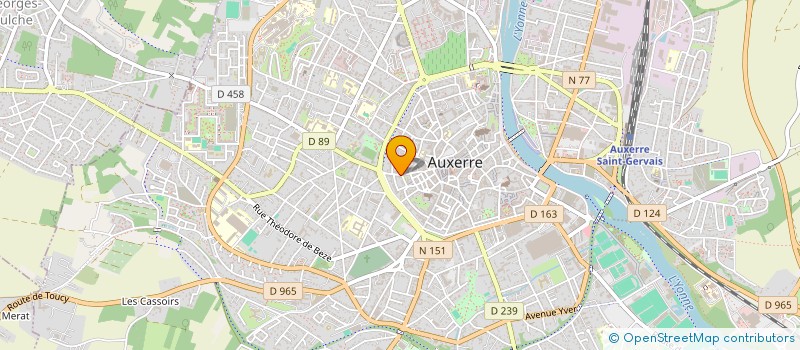 localisation de l'entreprise CAMELEON LOISIRS à AUXERRE