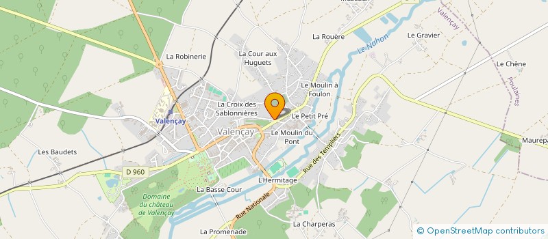 localisation de l'entreprise CAMELEON PRODUCTION à VALENCAY