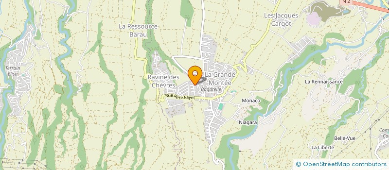 localisation de l'entreprise CAMELEON SERVICES  SAINTE-SUZANNE