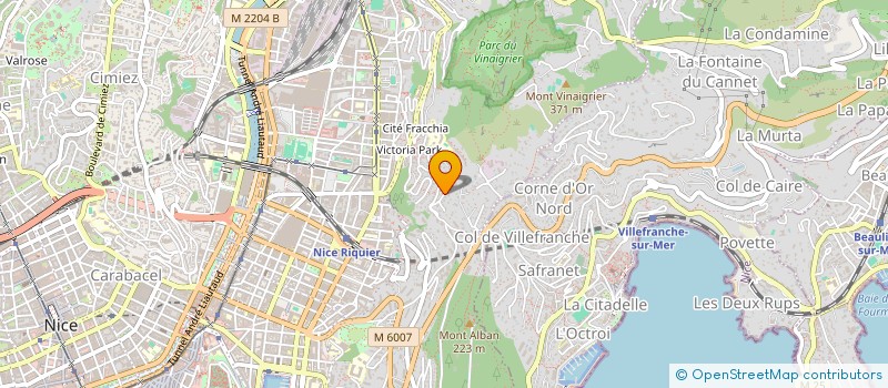 localisation de l'entreprise CAMELIA 06  NICE