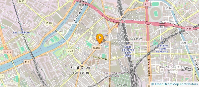 localisation de l'entreprise CAMELIA à SAINT-DENIS