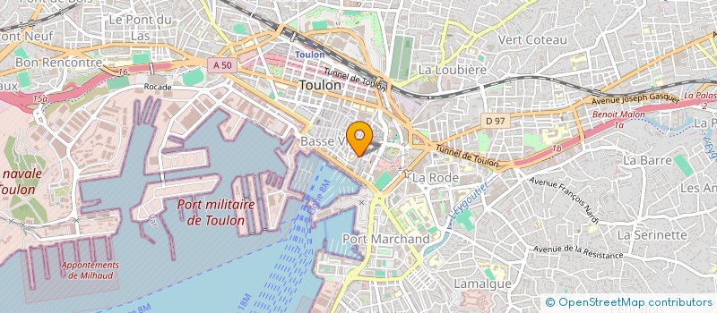 localisation de l'entreprise CAMELIA  TOULON