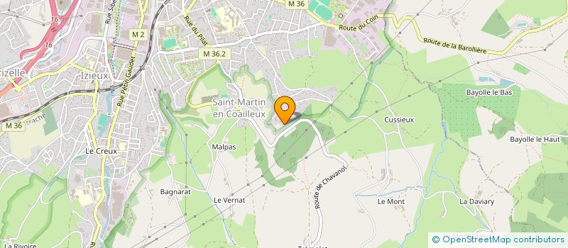 localisation de l'entreprise CAMELIA  SAINT-CHAMOND